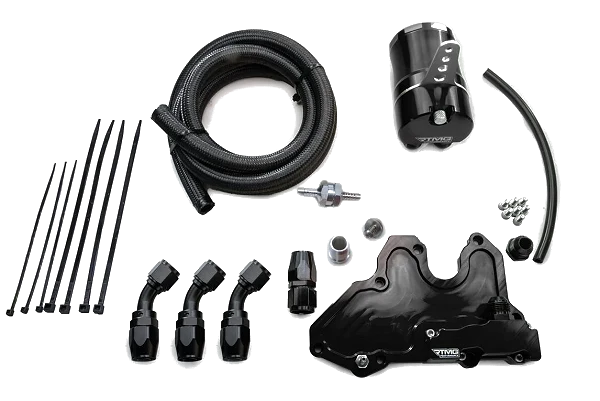 RTMG Performance Oil Catch Can Kit AN10 for 1.8/2.0 TSI EA888.3 Small Black