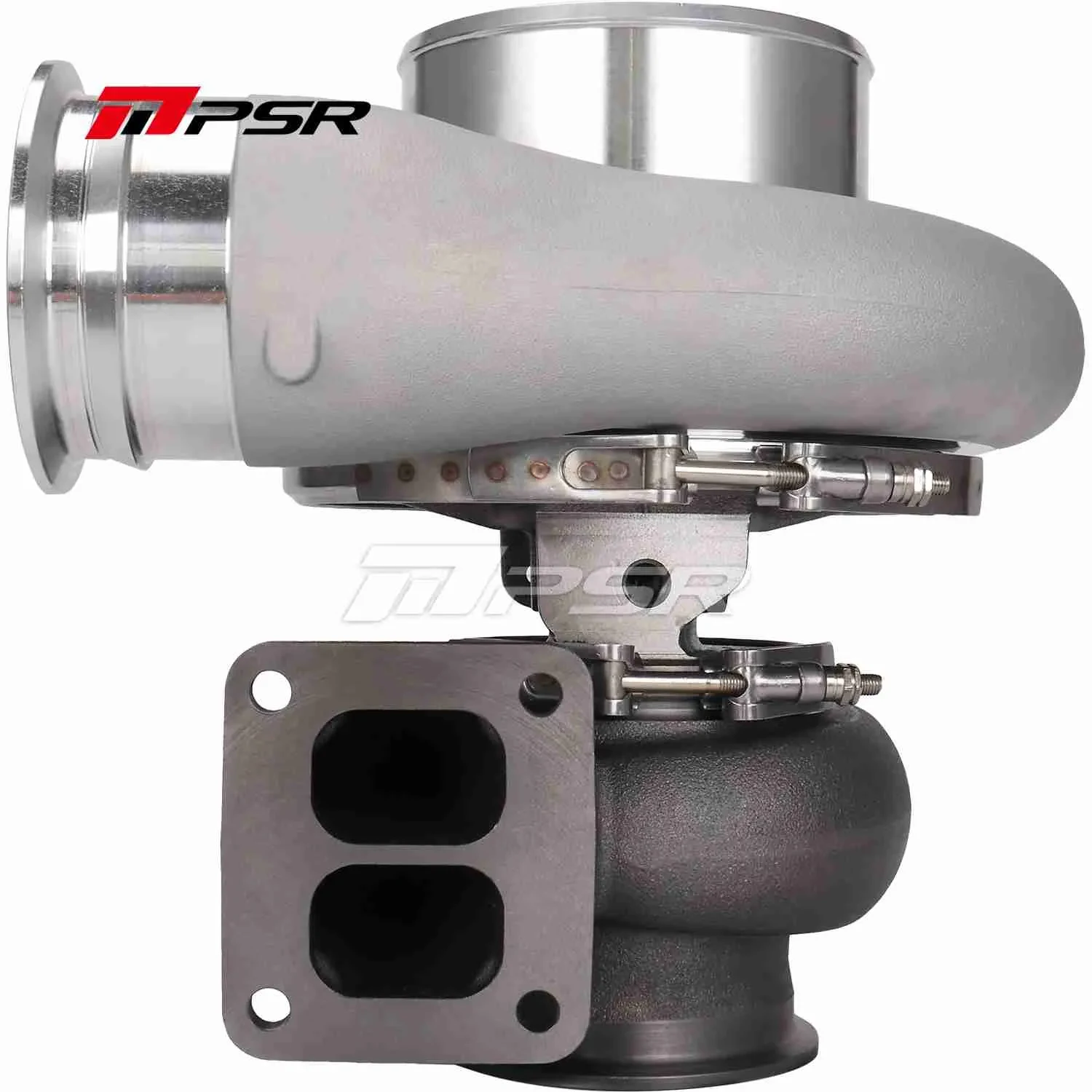 Turbosprężarka Pulsar PSR 480G 1.25 T4 Divided wlot 1/2" Marmon wylot Łożyska ślizgowe