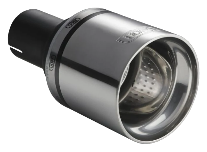 Uniwersalna końcówka tłumika okrągła 100mm długość 120mm średnica montażowa 50mm - N1-16/50