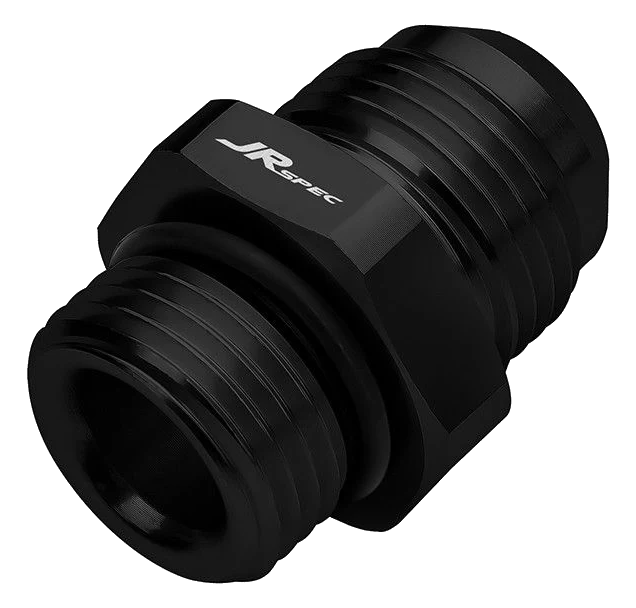 AN10 1/2" NYPEL ADAPTER MĘSKO MĘSKI Czarny