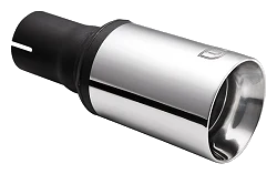 Uniwersalna końcówka tłumika okrągła 80mm długość 120mm średnica montażowa 55mm - N1-61/55