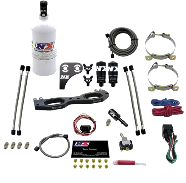 Nitrous Plate System for Polaris RZR 1000 with 2.5Lb Bottle Nitrous Express NX 67002-2.5P - USA-NX-67002-2.5P