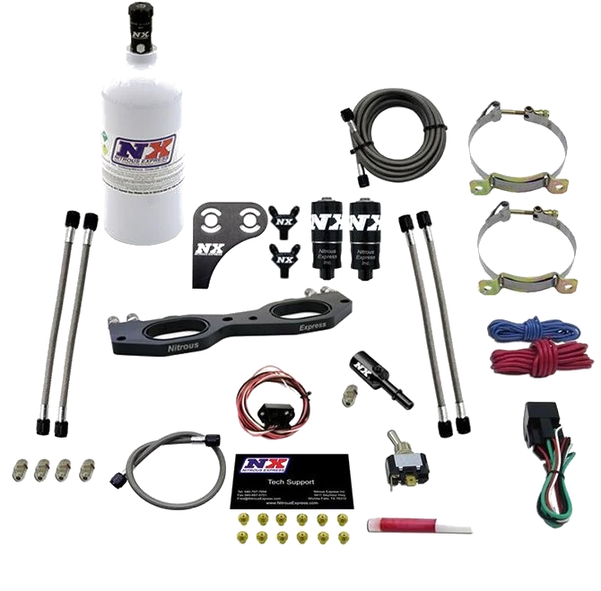 Nitrous Plate System for Polaris RZR 1000 with 2.5Lb Bottle Nitrous Express NX 67002-2.5P - USA-NX-67002-2.5P