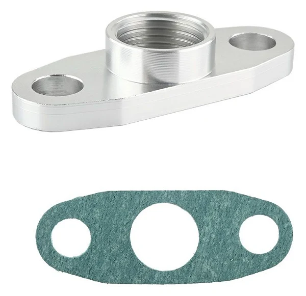 Flansza spływu oleju 1/2 NPT żeńską do turbosprężarek Garretta GT40 GT55