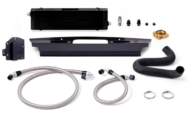 Zestaw chłodnica oleju z termostatem Mishimoto Ford Mustang GT RHD 2015-2017 Czarna