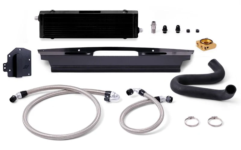 Zestaw chłodnica oleju z termostatem Mishimoto Ford Mustang GT RHD 2015-2017 Czarna
