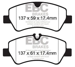 DPX2152 Klocki hamulcowe ULTIMAX2 EBC Brakes Ford COMMERCIAL Tourneo Custom Transit 4th Gen 290 Transit 4th Gen 310 Transit 4th Gen 330 Transit 4th Gen 350 Transit Custom 250 Transit Custom