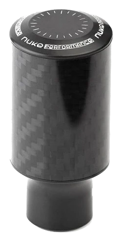 Nuke Performance Gear Knob Cavernous Carbon 40, Glossy finish