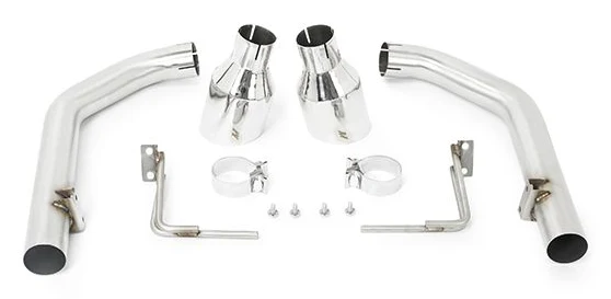 Układ wydechowy Race Axle-back Mishimoto Ford Mustang GT 2015-2017 Srebrne końcówki