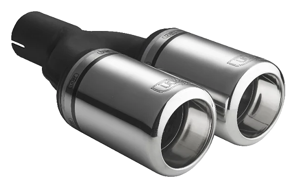 Uniwersalna końcówka tłumika okrągła 80mm długość 200mm średnica montażowa 50mm - N2-07-1/50