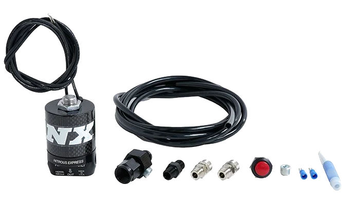 Xtreme Nitrous Purge Valve with Poly Line 4AN Nitrous Express NX 15598X