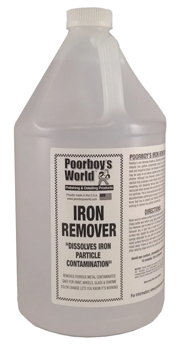 POORBOY'S WORLD Iron Remover deironizer do usuwania zanieczyszczeń metalicznych krwawa felga 3784ml
