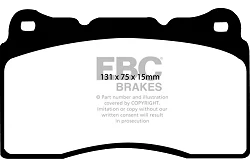 DP81210RPX Sportowe klocki hamulcowe RP-X Racing EBC Brakes Alfa Romeo 147 156 159 166 Brera Giulietta 940 GT GTV Spider Mitsubishi Lancer EVO 5 6 7 8 9 X Subaru BRZ Impreza WRX STi Toyota G