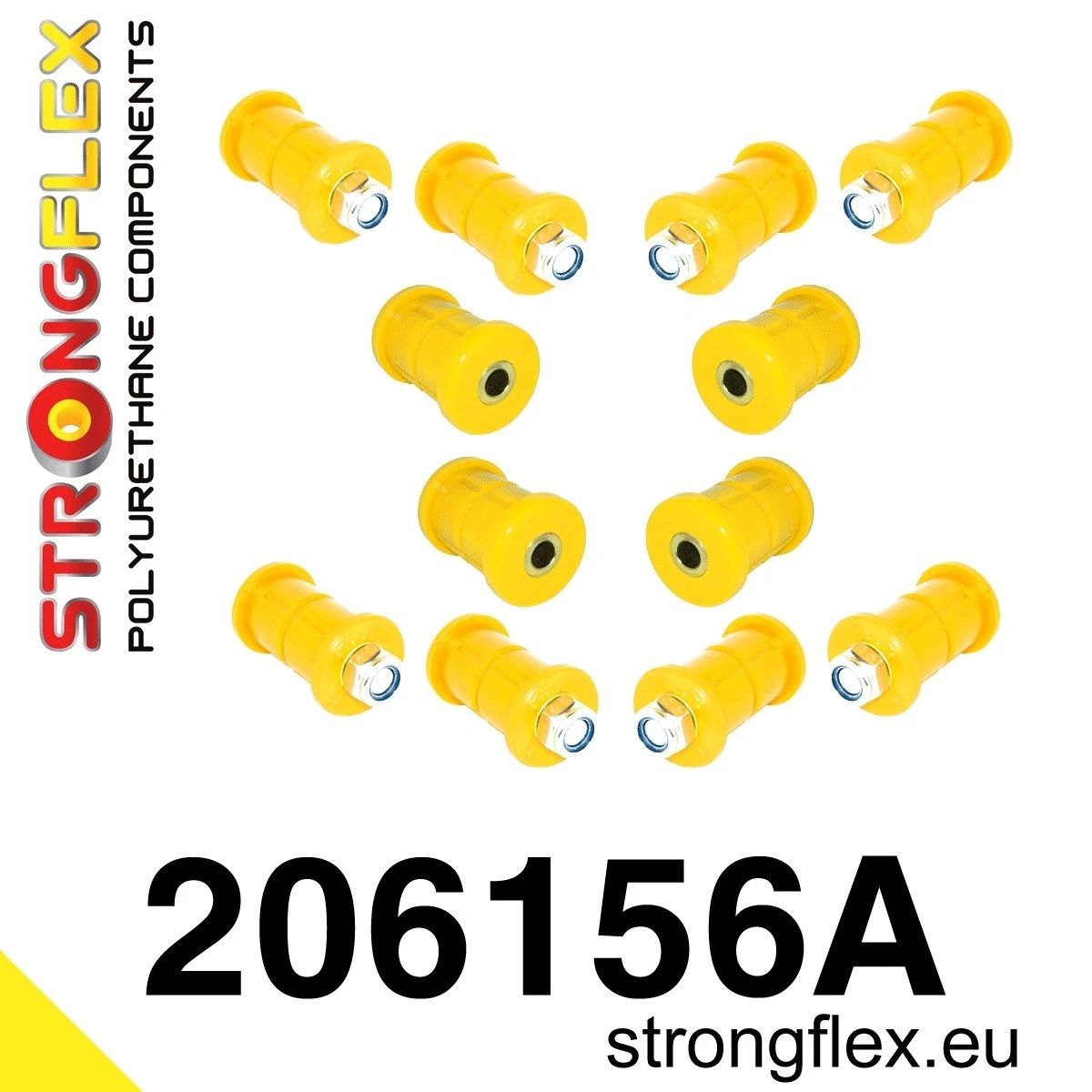 206156A: Zestaw poliuretanowy zawieszenia przedniego i tylnego SPORT Suzuki Samurai