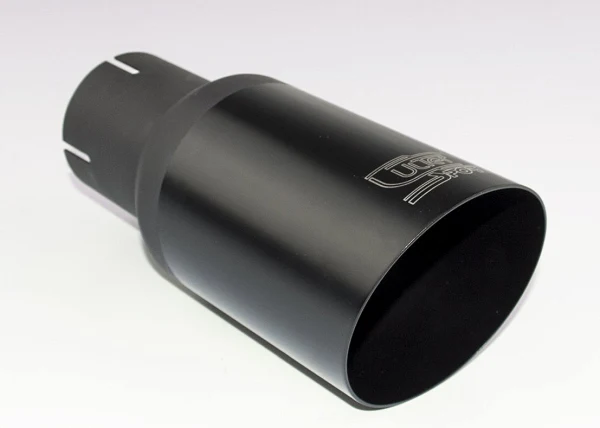 Uniwersalna końcówka tłumika okrągła 80mm długość 120mm średnica montażowa 55mm - NBL1-08-1*/55