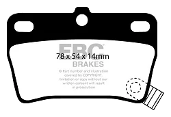 DP61403 Klocki hamulcowe GREENSTUFF EBC Brakes Toyota Rav 4 XA20 Toyota RAV 4