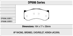 DP8086.30SR21 Sportowe klocki hamulcowe Sintered SR21™ EBC Brakes - DP8086.30SR21