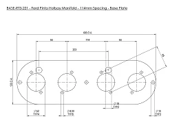 Filtr powietrza Twin Carb Ramair RT3-221-405 100mm Wysokość wewnętrzna