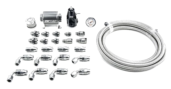 Układ paliwowy DeatschWerks AN8 AN6 PTFE 2010-15 Camaro Base or SS 3.7 V6 6.2 LS3