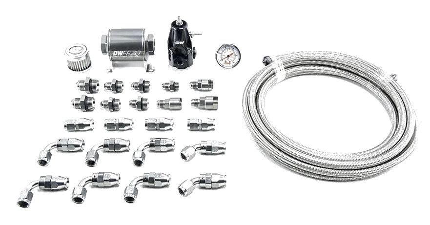 Układ paliwowy DeatschWerks AN8 AN6 PTFE 2010-15 Camaro Base or SS 3.7 V6 6.2 LS3