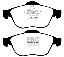 DP41353R Klocki hamulcowe YELLOWSTUFF EBC Brakes Renault Espace Mk4 Grand Espace Laguna 2 Scenic RX4 Vel Satis UK Vel Satis Europe