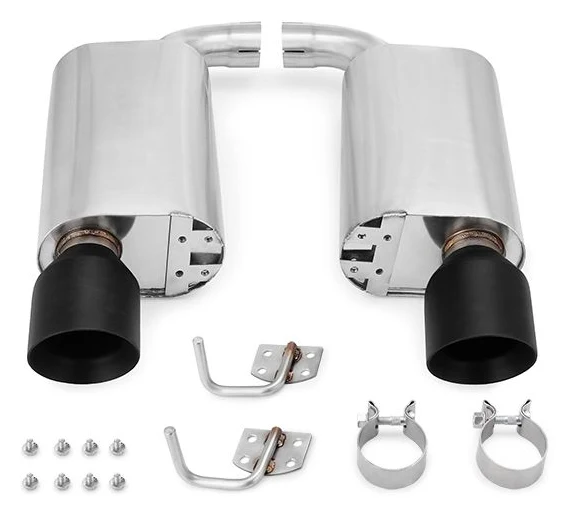 Układ wydechowy Street Axle-back Mishimoto Ford Mustang GT 2015-2017 Czarne końcówki