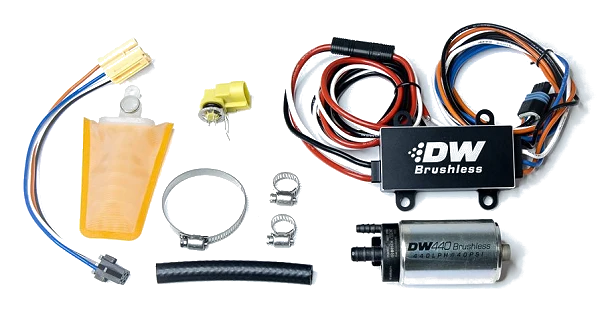 Pompa paliwa DeatschWerks 440 lph z kontrolerem 1989-2005 Mazda Miata MX-5 and 1993-2007 Subaru Impreza
