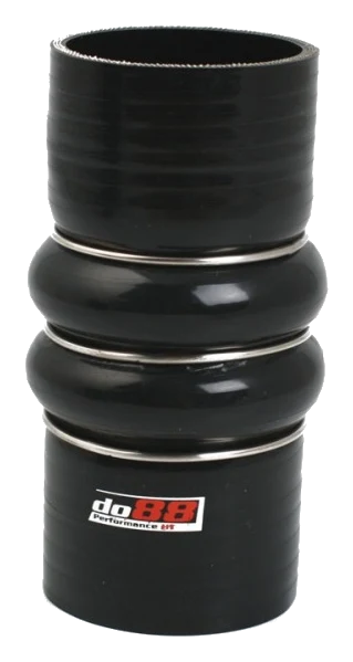 Wąż silikonowy czarny łącznik elastyczny 2-Steg 2" (51mm)