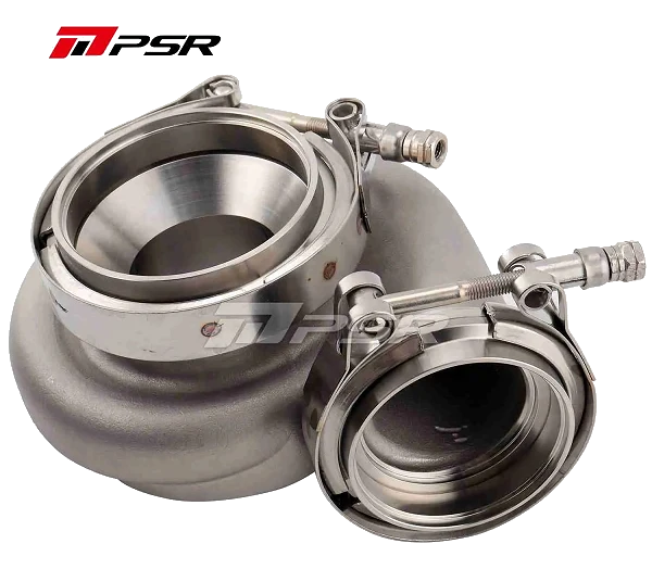 Pulsar PSR PTX28 Gen 1 / 2 Turbine Housing for 2860 / 2867 / 2871 Turbos Stainless Steel Dual V-Band 0.64A/R