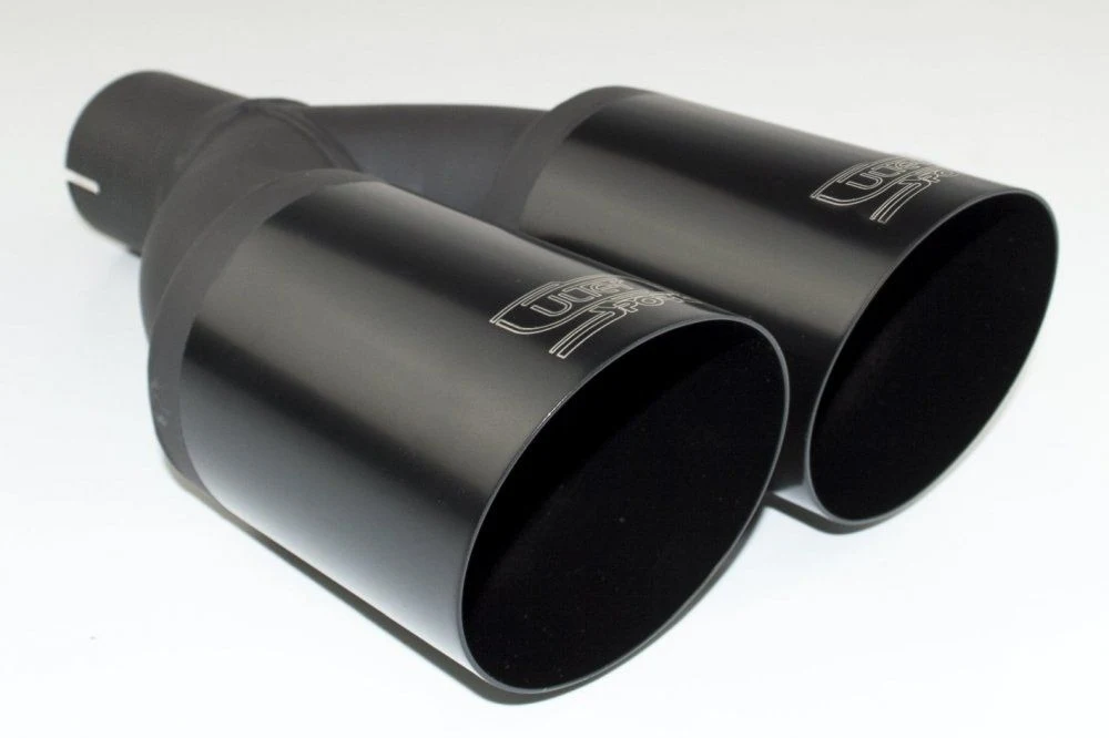 Uniwersalna końcówka tłumika okrągła 76mm długość 120mm średnica montażowa 50mm - NBL2-76*/50