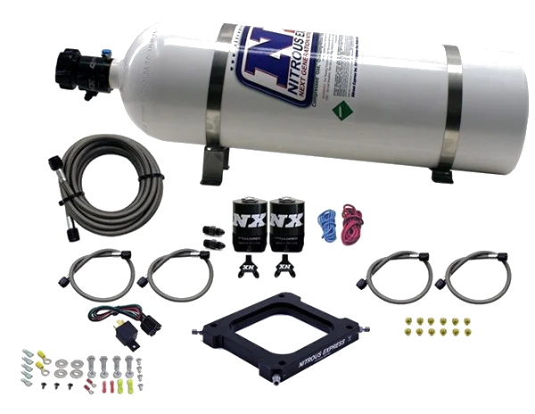 4500 Assassin Plate Alcohol Pro-Power 100-500Hp with 15Lb Bottle Nitrous Express NX 67575-15
