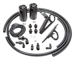 Dual Catch Can Kit for Honda S2000 00-05 LH Driver Only Fluid Lock Radium Engineering