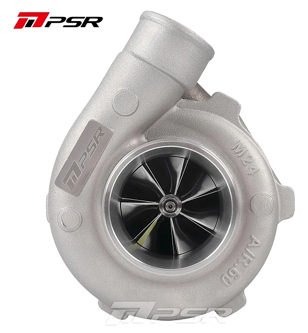 Turbosprężarka Pulsar PSR 3582 Compact Dual Ball Bearing T4 Open 0.63 A/R stal nierdzewna
