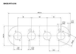 Filtr powietrza Twin Carb Ramair RT3-218-405 100mm Wysokość wewnętrzna