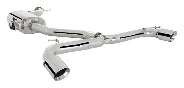 Układ wydechowy XForce z systemem Varex Volkswagen Golf 2010-2013 GTI MK 6 stal nierdzewna