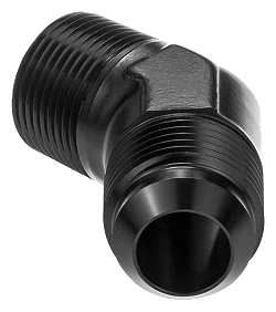 AN12 - 1/2 NPT 45' Nypel adapter męsko-męski JIC - NPT Czarny