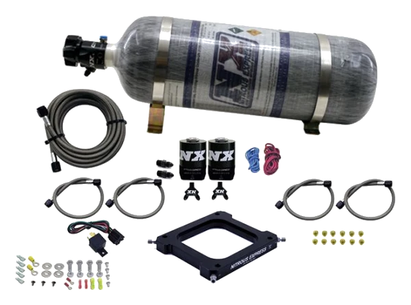 4500 Assassin Plate Alcohol Pro-Power 100-500Hp with 12Lb Carbon Bottle Nitrous Express NX 67575-12