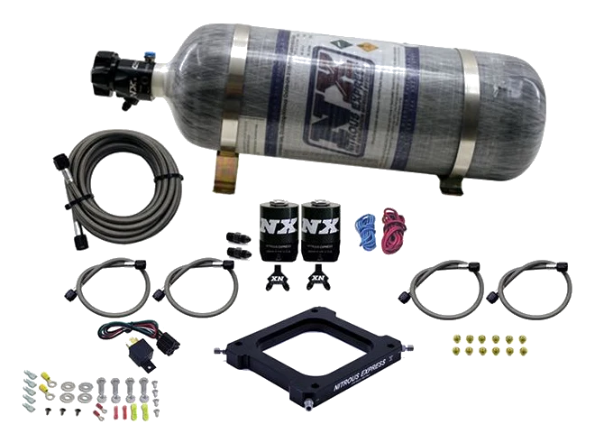 4500 Assassin Plate Alcohol Pro-Power 100-500Hp with 12Lb Carbon Bottle Nitrous Express NX 67575-12