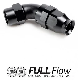 Nuke Performance Full Flow PTFE Hose End Fitting 60 Degree AN12