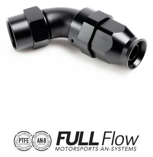 Nuke Performance Full Flow PTFE Hose End Fitting 60 Degree AN6