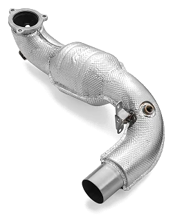 Downpipe RM Motors do Mercedes Amg A35 GPF W177 z Tłumikiem i Osłoną Termiczną