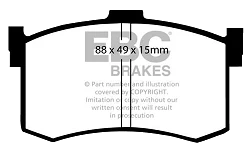 DP631 Klocki hamulcowe ULTIMAX2 EBC Brakes Honda Legend KA4 Hyundai Sonata