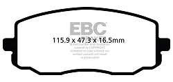 DPX2050 Klocki hamulcowe ULTIMAX2 EBC Brakes Hyundai KIA Picanto NAZA Suria i10 i20 PB