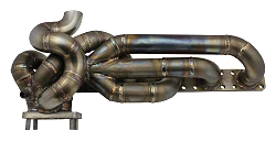 Kolektor wydechowy turbo BMW M50 M52 M54 rurowy ze stali nierdzewnej dolny montaż T3 Twin Scroll WG FTWL - FTWL-KWSSBMT3TS+WG