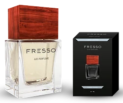 FRESSO Gift Box Snow Pearl zestaw prezentowy drewniana zawieszka i perfumy samochodowe