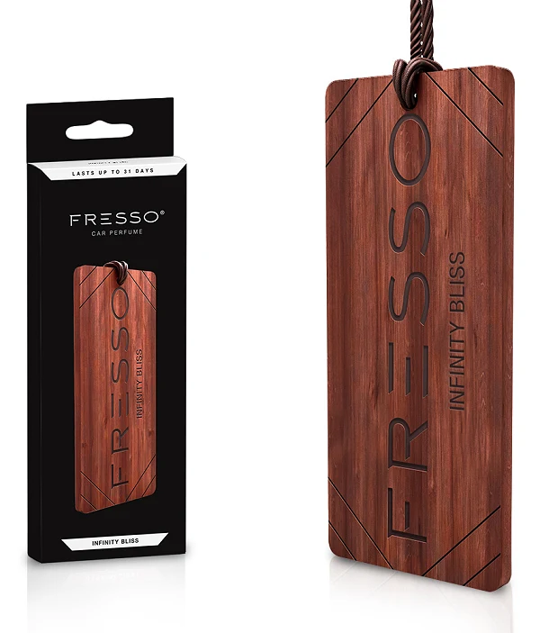 FRESSO Infinity Bliss elegancja drewniana zawieszka zapachowa