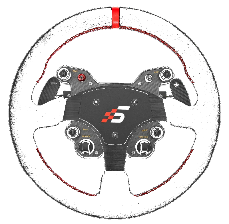 Kierownica GT1 330mm Typ R Alcantara SIMAGIC Łopatki Zmiany Biegów Symulator Simracing