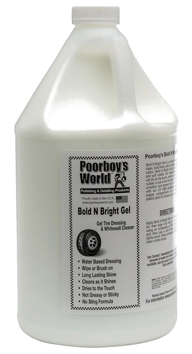 POORBOY'S WORLD Bold N Bright Tire Dressing Gel do opon 3784ml
