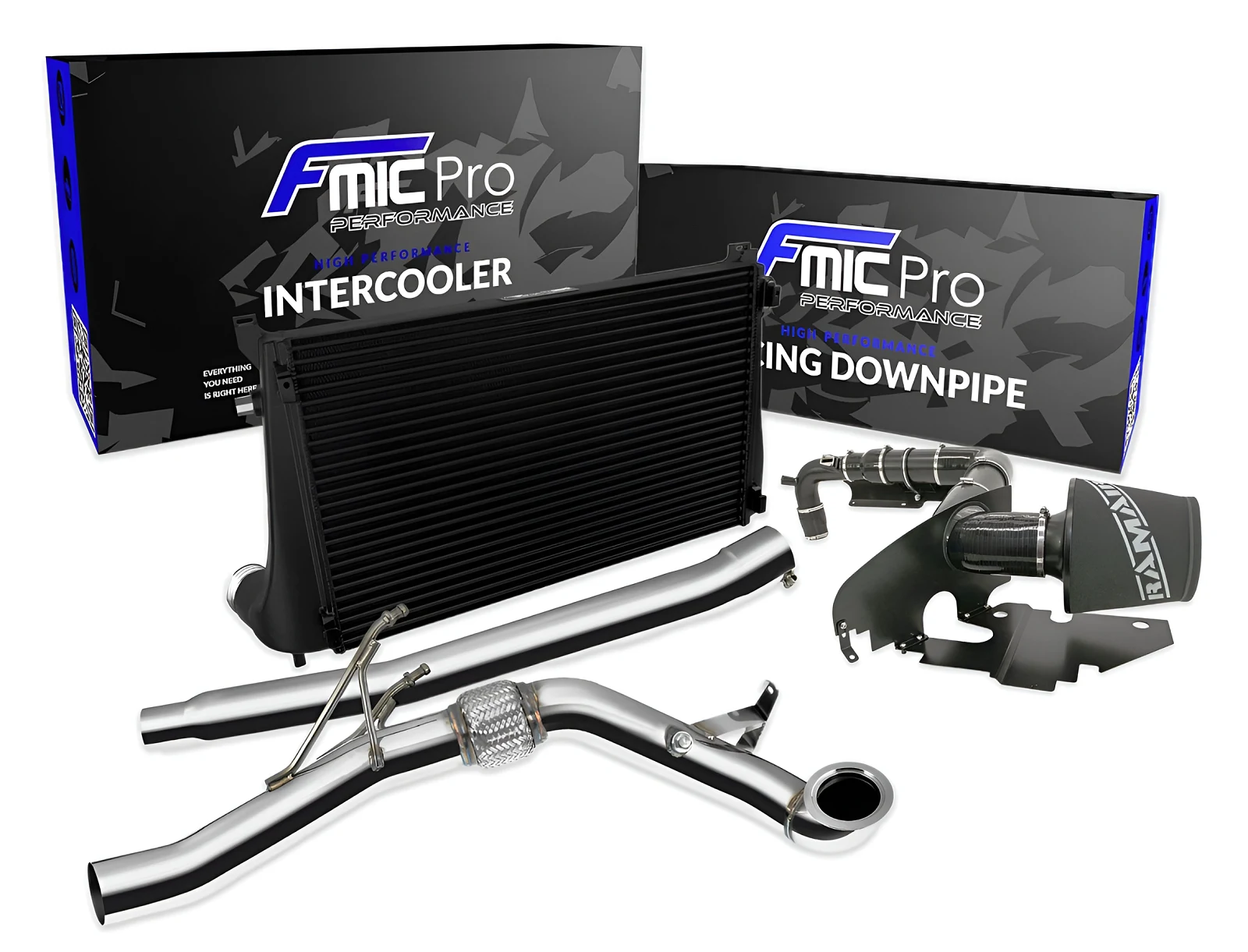 Zestaw tuningowy AUDI A3 S3 2.0 TFSI 8P Quattro 2004-2013 Intercooler Downpipe Układ Dolotowy