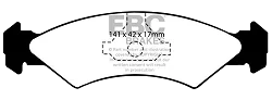 DP4512R Klocki hamulcowe YELLOWSTUFF EBC Brakes Ford Fiesta Mk2